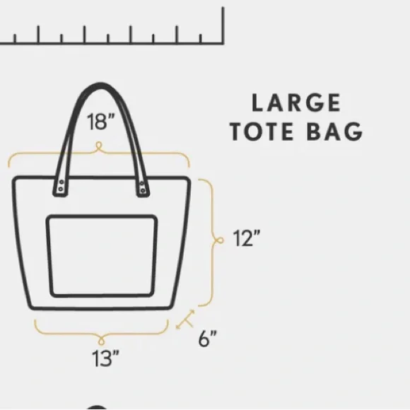 Portland Leather Large Tote Bag - Picture 5 of 7